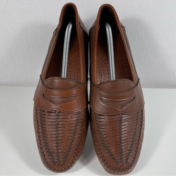 Dexter Shoes Mens 11M Brown Penny Loafers Leather Made In USA Dress Casual - Picture 4 of 10